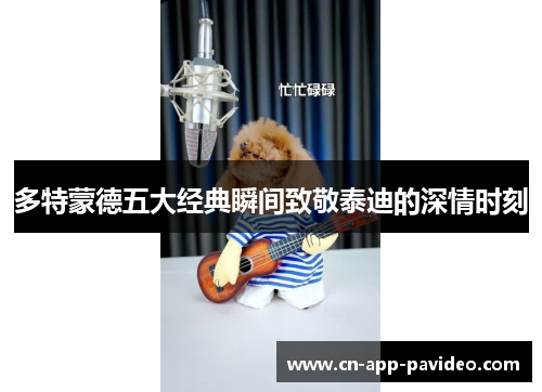 多特蒙德五大经典瞬间致敬泰迪的深情时刻 多特蒙德五大经典瞬间致敬泰迪的深情时刻